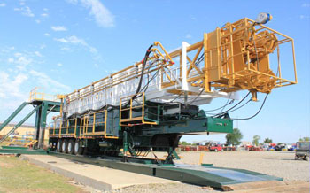 Service King Manufacturing SK 1100 Trailer Mounted Mobile Drilling rig